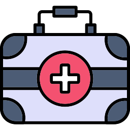 First aid kit icon