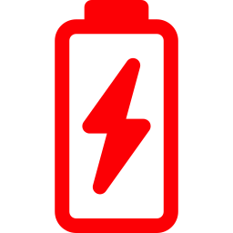 Charging battery icon