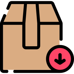 Cardboard box icon