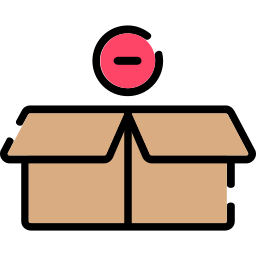 Cardboard box icon