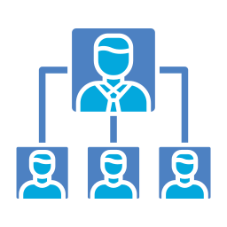 Organization structure icon