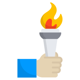 olympische flamme icon