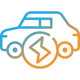 Electric car icon