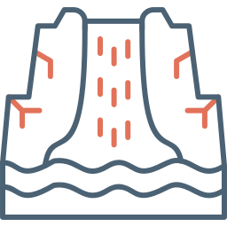 Waterfall icon