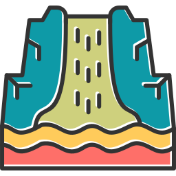 Waterfall icon