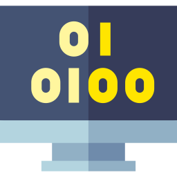 Binary code icon