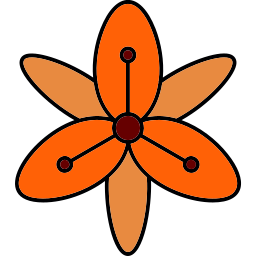 Tiger lily icon