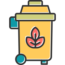 Trash bin icon