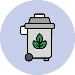 Trash bin icon