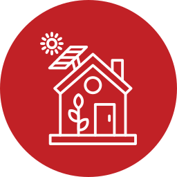 Eco house icon