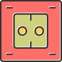 Electric socket icon