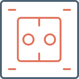 Electric socket icon