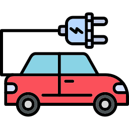 Electric car icon