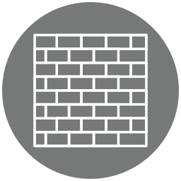 Brick wall icon