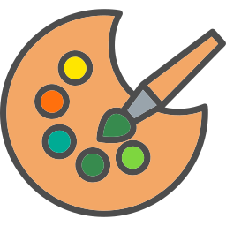 Paint palette icon