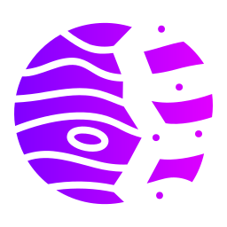 zerstörter planet icon