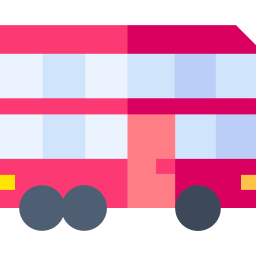 Double decker bus icon