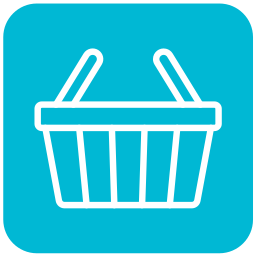 Shopping basket icon