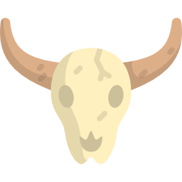 Bull skull icon