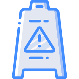 Wet floor icon