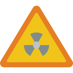 radioactif Icône