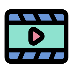 Video clip icon