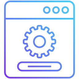 configurações da web Ícone