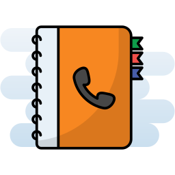 Phone book icon