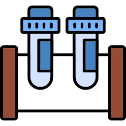 Test tubes icon