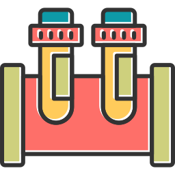 Test tubes icon