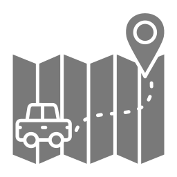 Map travel icon