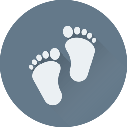 Foot print icon