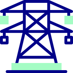 Electric tower icon