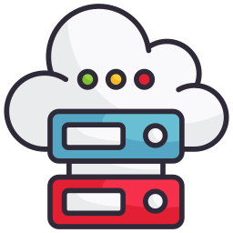 serveur cloud Icône