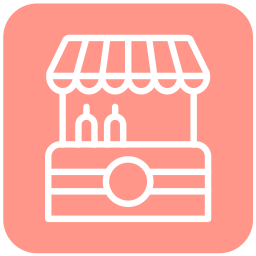 Food stall icon