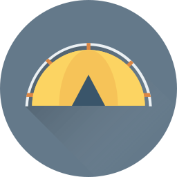 camping zelt icon