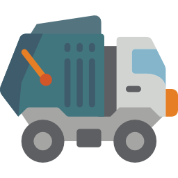 Garbage truck icon