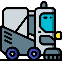 Road sweeper icon