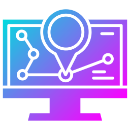 geographisches positionierungs system icon