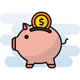 Piggy bank icon