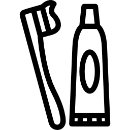 Toothbrush and Toothpaste icon