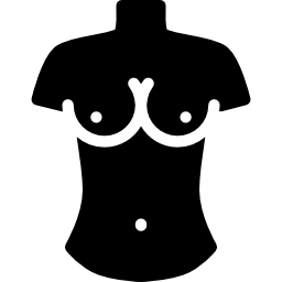 torse féminin Icône