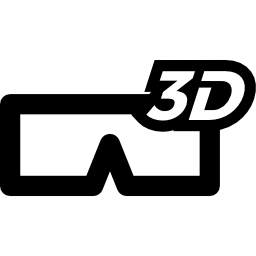 simbolo di vetro 3d icona