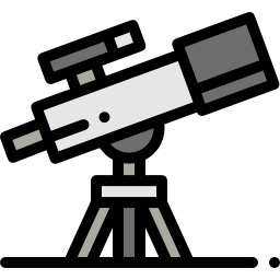 télescope Icône