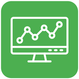 Line chart icon