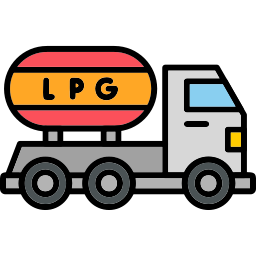 Gas truck icon