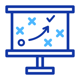 stratégie de marketing Icône