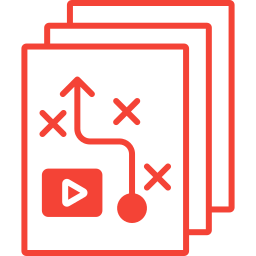 stratégie de contenu Icône