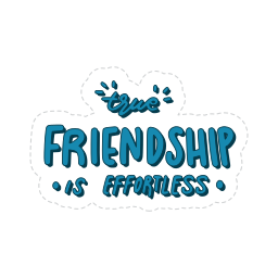 Best friend sticker