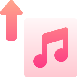 音楽のアップロード icon